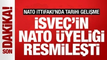 NATO'dan son dakika İsveç duyurusu! İsveç NATO'nun 32'nci üyesi oldu