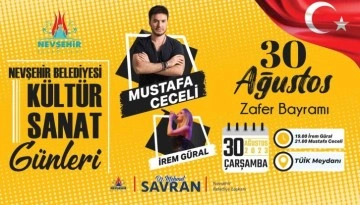 Nevşehir Belediyesi’nden 30 Ağustos Zafer Bayramı’na özel konser