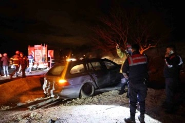 Nevşehir’de otomobil şarampole uçtu: 3 yaralı