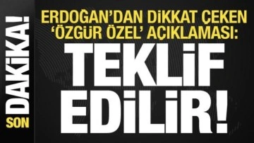 Özgür Özel randevu talep etti mi? Erdoğan duyurdu! Dikkat çeken açıklama: Teklif ederiz...