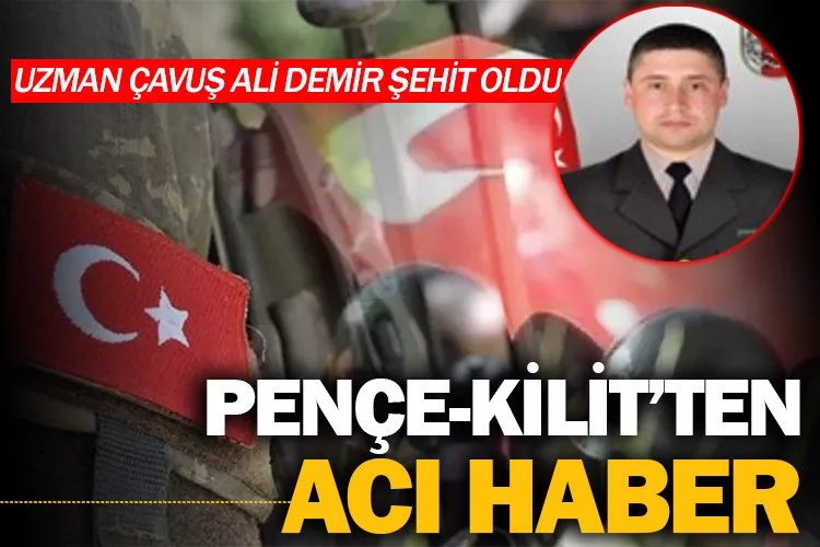 Pençe-Kilit'te bir asker şehit