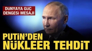 Putin'den üstü kapalı nükleer tehdit