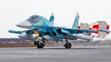 Rus savaş uçağı Su-34 düştü