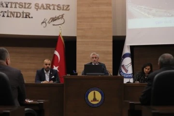 Şahinbey Belediyesi Kasım ayı meclis toplantısı yapıldı