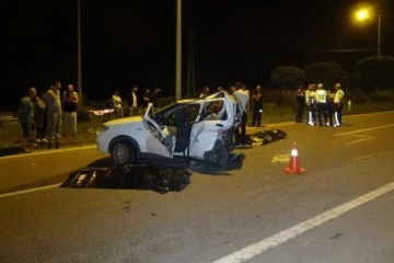 Samsun’da seyir halindeki otomobil önündeki araca çarptı: 3 ölü, 2 yaralı