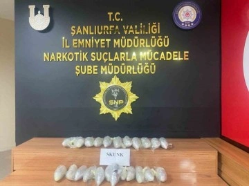 Şanlıurfa’da 8 kilo uyuşturucu ele geçirildi