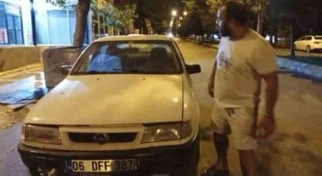 Şanlıurfa’da çalınan otomobili polis bir saatte buldu