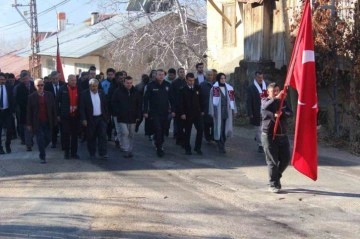 Sarıveliler’de “Sarıkamış Şehitlerini Anma Günü Yürüyüşü” düzenlendi