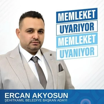 Şehitkamil Belediyesine Güçlü Aday Memleket Partisin'den Ercan Akyosun