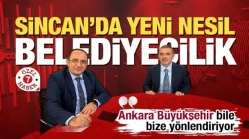 Sincan'da yeni nesil belediyeciliği… Başkan Ercan: Büyükşehir bile bize yönlendiriyor