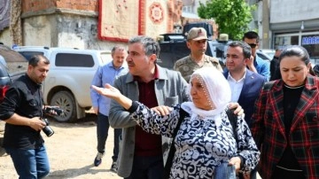 Şırnak Valisi Atay, selin vurduğu Cizre’de incelemelerde bulundu