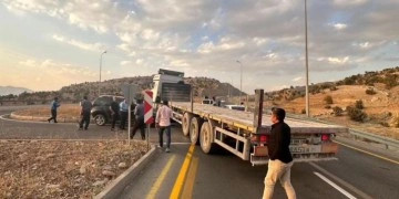 Şırnak’ta tır otomobille çarpıştı: 2 yaralı