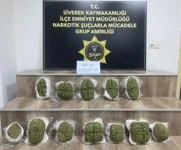 Siverek’te 6 kilo 500 gram uyuşturucu ele geçirildi