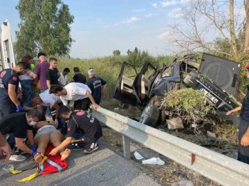 Söke’de trafik kazası; 1’i ağır 6 yaralı