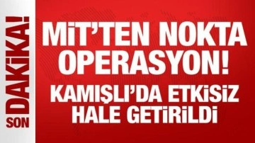 Son Dakika: MİT'ten nokta operasyon! Kamışlı'da etkisiz hale getirildi