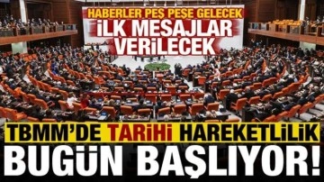 Son dakika: TBMM'de tarihi hareketlilik, yeni anayasaya mesaisi bugün başlıyor!