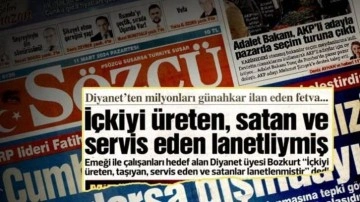 Sözcü'den 'Ramazan' ayarlı haber: Diyanet üzerinden Peygamberimizi hedef aldılar