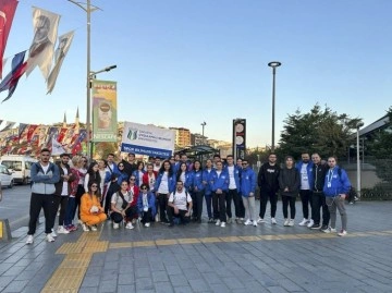 SUBÜ 45. İstanbul Maratonundaydı