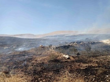 Şuhut’ta arazi yangını