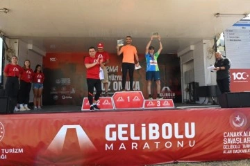 Tarihi Alan’da düzenlenen Uluslararası Gelibolu Maratonu sona erdi