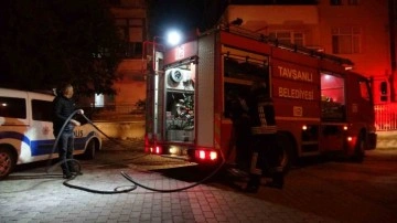 Tavşanlı’da korkutan yangın