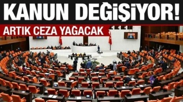 TBMM'de yoğun gündem: Kanun değişiyor...Ceza yağacak