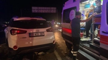 Tekirdağ’da iki araç kafa kafaya çarpıştı: 2’si çocuk 4 yaralı