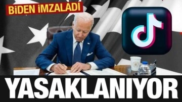 TikTok'a yasak! ABD Başkanı Biden imzayı attı