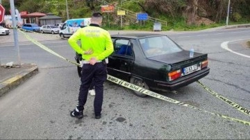 Trabzon'da trafikte silahlı yol verme kavgası; 1 sürücü ağır yaralı