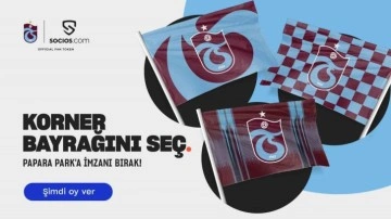 Trabzonspor’un korner bayrağını taraftarlar seçecek