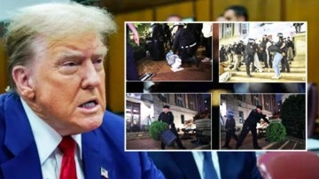 Trump, polisin Filistin gösterine müdahalesini övdü: İzlemesi güzeldi