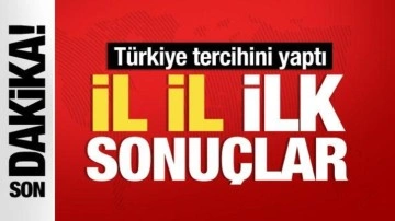 Tüm Türkiye'de sandıklar kapandı... İşte il il ilk sonuçlar