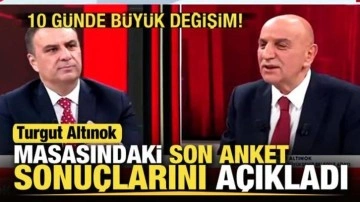 Turgut Altınok son anket sonuçlarını açıkladı! Ankara'da 10 günde büyük değişim