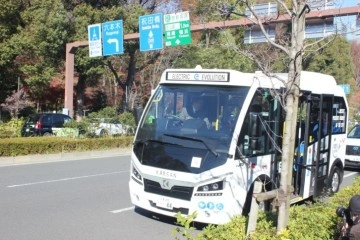 Türk markası elektrikli minibüs, Tokyo sokaklarında