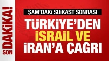 Türkiye'den suikast sonrası İsrail açıklaması! İran'a son dakika çağrısı