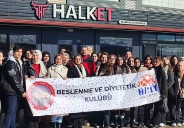 Üniversite öğrencileri, Halk Et’te uygulamalı ders gördü