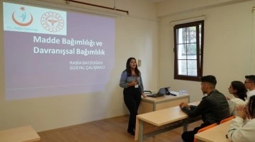 Üniversiteye yeni başlayan öğrencilere "Müptelayla Mücadele Semineri" verildi