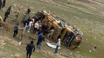 Van'da askeri araç kaza yaptı: 6 yaralı