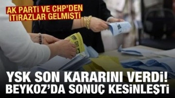 YSK kararı bozdu: Beykoz'da seçim sonucu kesinleşti